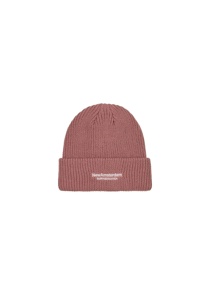 NEW AMSTERDAM LOGO BEANIE CAMEOBROWN