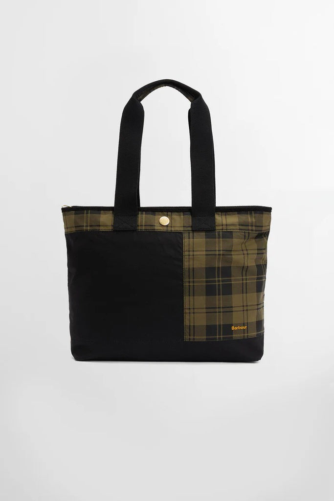 BARBOUR LBA0484BK11 BLK/OLIVE CHEC