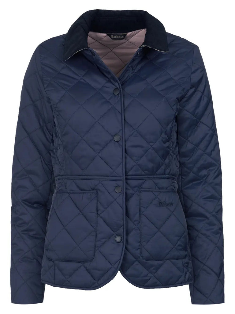BARBOUR LQU1012NY71 NAVY/PALE PINK