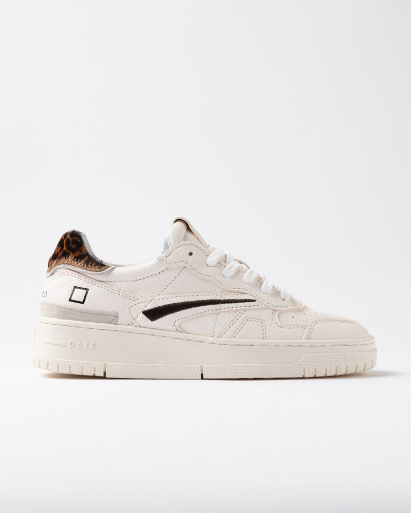 D.A.T.E. W431-TP-POWD WHITE/LEOP